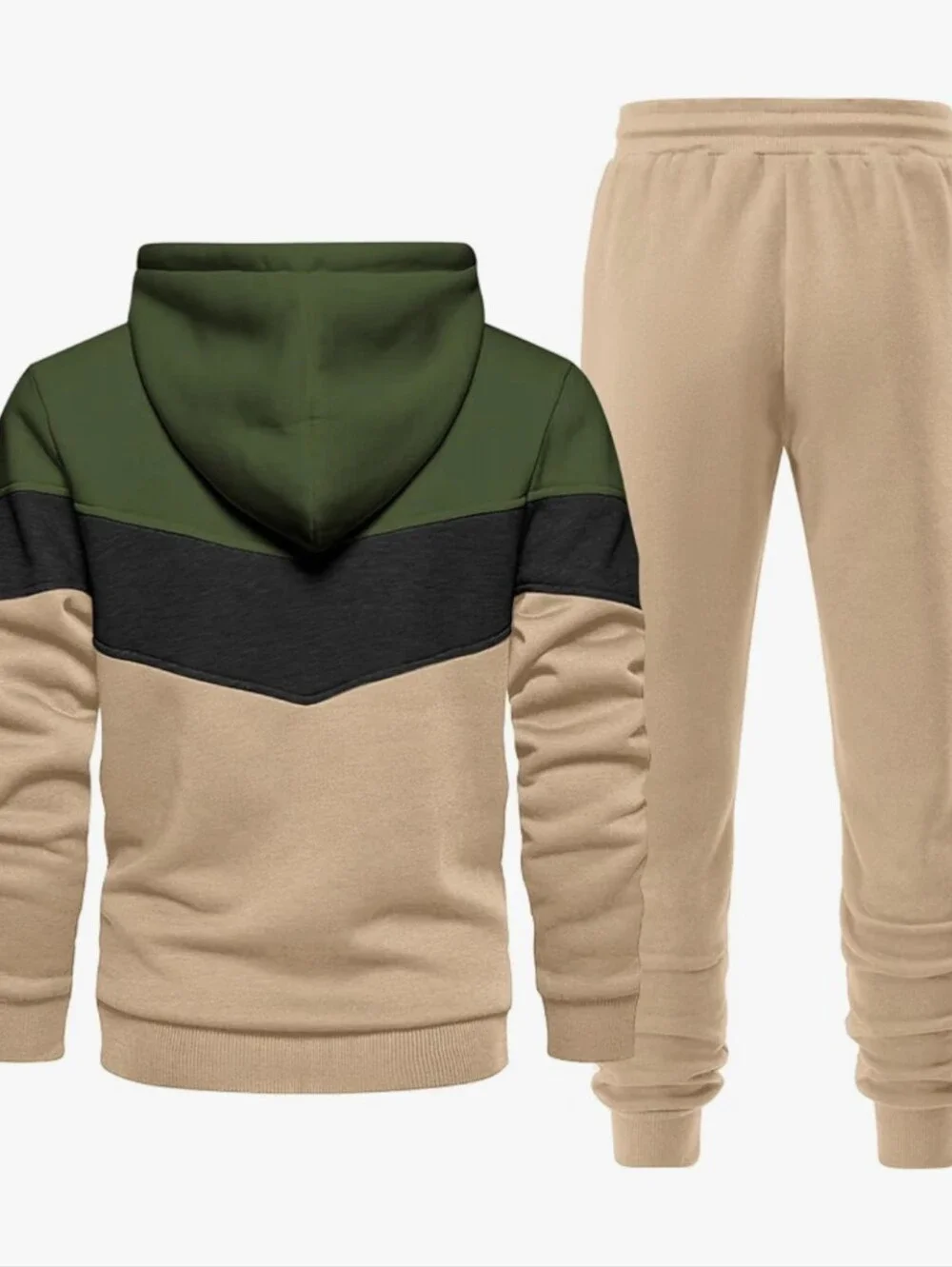Men's Hoodie Tracksuit 2 Pieces Set Athletic Casual Hooded Sweatshirt and Jogger